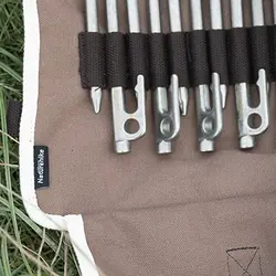 کیف نظم دهنده میخ چادر و سایبان نیچرهایک Naturehike tent pole Canvas Bag - L - خرید آنلاین لوازم و تجهیزات کمپینگ و کوهنوردی