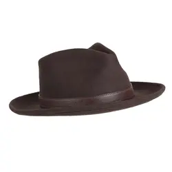 کلاه فدورا مردانه سولوگناک Solognac Fedora Hat - Hunting and Nature Observation - Brown - 100 - خرید آنلاین لوازم و تجهیزات کمپینگ و کوهنوردی