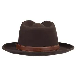 کلاه فدورا مردانه سولوگناک Solognac Fedora Hat - Hunting and Nature Observation - Brown - 100 - خرید آنلاین لوازم و تجهیزات کمپینگ و کوهنوردی