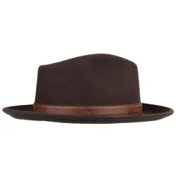کلاه فدورا مردانه سولوگناک Solognac Fedora Hat - Hunting and Nature Observation - Brown - 100 - خرید آنلاین لوازم و تجهیزات کمپینگ و کوهنوردی
