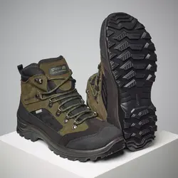 کفش ضدآب شکار سولوگناک - پوتین (پیش خرید) Solognac Waterproof Boots - Hunting and Nature Observation - Khaki - Crosshunt 300 - خرید آنلاین لوازم و تجهیزات کمپینگ و کوهنوردی