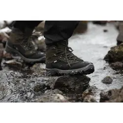 کفش ضدآب شکار سولوگناک - پوتین (پیش خرید) Solognac Waterproof Boots - Hunting and Nature Observation - Khaki - Crosshunt 300 - خرید آنلاین لوازم و تجهیزات کمپینگ و کوهنوردی