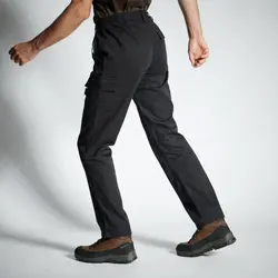 شلوار شکار سولوگناک (پیش خرید) Solognac Men's Cargo Hunting Pants - Black - Hunting and Nature Observation - Steppe 300 - خرید آنلاین لوازم و تجهیزات کمپینگ و کوهنوردی