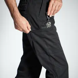 شلوار شکار سولوگناک (پیش خرید) Solognac Men's Cargo Hunting Pants - Black - Hunting and Nature Observation - Steppe 300 - خرید آنلاین لوازم و تجهیزات کمپینگ و کوهنوردی