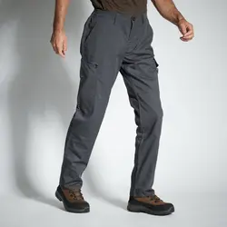 شلوار شکار سولوگناک (پیش خرید) Solognac Men's Cargo Hunting Pants - Gray - Hunting and Nature Observation - Steppe 300 - خرید آنلاین لوازم و تجهیزات کمپینگ و کوهنوردی