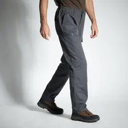 شلوار شکار سولوگناک (پیش خرید) Solognac Men's Cargo Hunting Pants - Gray - Hunting and Nature Observation - Steppe 300 - خرید آنلاین لوازم و تجهیزات کمپینگ و کوهنوردی