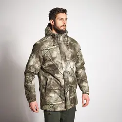 کاپشن شکار سولوگناک طرح استتار (پیش خرید) Solognac Men's Camouflage Hunting Jacket - Hunting and Nature Observation - 100 - خرید آنلاین لوازم و تجهیزات کمپینگ و کوهنوردی