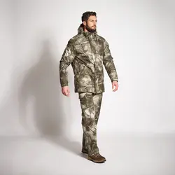 کاپشن شکار سولوگناک طرح استتار (پیش خرید) Solognac Men's Camouflage Hunting Jacket - Hunting and Nature Observation - 100 - خرید آنلاین لوازم و تجهیزات کمپینگ و کوهنوردی