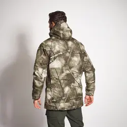 کاپشن شکار سولوگناک طرح استتار (پیش خرید) Solognac Men's Camouflage Hunting Jacket - Hunting and Nature Observation - 100 - خرید آنلاین لوازم و تجهیزات کمپینگ و کوهنوردی