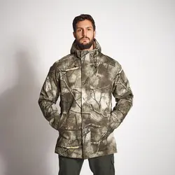 کاپشن شکار سولوگناک طرح استتار (پیش خرید) Solognac Men's Camouflage Hunting Jacket - Hunting and Nature Observation - 100 - خرید آنلاین لوازم و تجهیزات کمپینگ و کوهنوردی