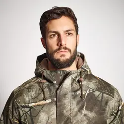 کاپشن شکار سولوگناک طرح استتار (پیش خرید) Solognac Men's Camouflage Hunting Jacket - Hunting and Nature Observation - 100 - خرید آنلاین لوازم و تجهیزات کمپینگ و کوهنوردی