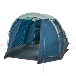 چادر کچوا 4.1 کمپینگ - آرپناز (پیش خرید) Quechua 4 Person Camping Tent - 1 Room - Arpenaz 4.1 - Dark petrol blue - خرید آنلاین لوازم و تجهیزات کمپینگ و کوهنوردی