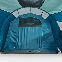 چادر کچوا 4.1 کمپینگ - آرپناز (پیش خرید) Quechua 4 Person Camping Tent - 1 Room - Arpenaz 4.1 - Dark petrol blue - خرید آنلاین لوازم و تجهیزات کمپینگ و کوهنوردی