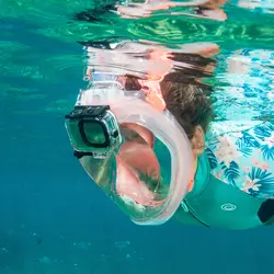 ماسک غواصی سوبا - دکتلون (سوبِآ) Subea Easybreath 500 Adult Underwater Exploration Mask - Blue - ثانی کمپینگ
