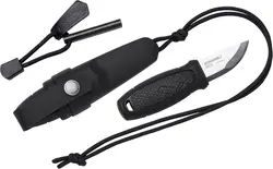 چاقو موراکنیو الدریس با کیت آتشزنه Morakniv Eldris with Fire Kit (S) - Black - ثانی کمپینگ