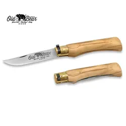 چاقو اولد بیر - دست ساز Old Bear® Classical - Olive - XL - 9307/23_LU - ثانی کمپینگ