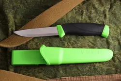 چاقو موراکنیو کامپنیون استنلس Morakniv Companion (S) Green - ثانی کمپینگ