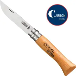 چاقو اپینل 07 کربن Opinel No.07 Carbon Steel Folding Knife - ثانی کمپینگ