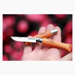 چاقو اپینل 04 کربن Opinel No.04 Carbon Steel Folding Knife - ثانی کمپینگ
