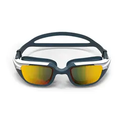 عینک شنا نابایجی - دکتلون Nabaiji Swimming Goggles - Small Size - Blue/Orange - Mirrored Glass - Spirit - ثانی کمپینگ