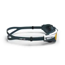 عینک شنا نابایجی - دکتلون Nabaiji Swimming Goggles - Small Size - Blue/Orange - Mirrored Glass - Spirit - ثانی کمپینگ