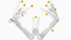 ابزار 10 کاره لدرمن میکرا Leatherman MICRA Multi-Tools - ثانی کمپینگ