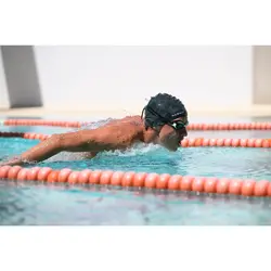 کلاه شنا نابایجی - دکتلون Nabaiji Silicone Swimming Cap - Black - Standard Size - Geol - ثانی کمپینگ