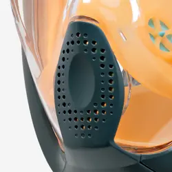 ماسک غواصی سوبا - دکتلون (سوبِآ) Subea Easybreath 540 Freetalk Adult Underwater Exploration Mask - Orange 900 - ثانی کمپینگ