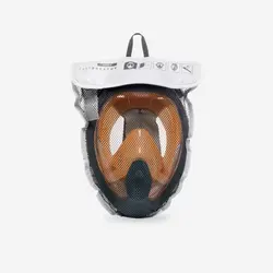 ماسک غواصی سوبا - دکتلون (سوبِآ) Subea Easybreath 540 Freetalk Adult Underwater Exploration Mask - Orange 900 - ثانی کمپینگ