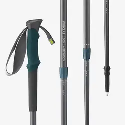 عصا - باتون کوهنوردی فورکلاز Forclaz Outdoor Baton - Quick Adjust - Gray - 1 Piece - MT500 - ثانی کمپینگ