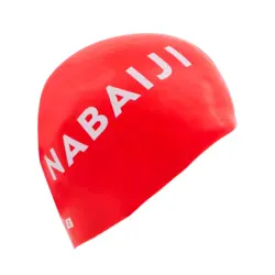 کلاه شنا نابایجی - دکتلون Nabaiji Silicone Swimming Cap - Red - 500 - ثانی کمپینگ