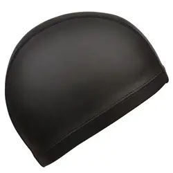 کلاه شنا نابایجی - دکتلون Nabaiji Coated Swimming Cap - Size L - Black - ثانی کمپینگ