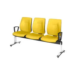 نیمکت انتظار چهار نفره داتیس مدل فلوت کد WF460P-4 - صندلیچی