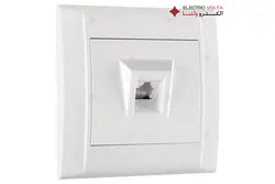 سوکت دو خط تلفن مدل دفنه ماکل - الکترو ولتا