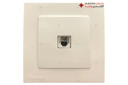 قیمت و خرید سوکت دو خط تلفن مدل نسیم مهسان - الکترو ولتا