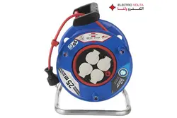 سیم رابط قرقره ای 25 متری با مرکز ثابت برننشتول - الکترو ولتا