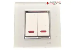 قیمت و خرید کلید دو پل روشنایی مدل ماهور - الکترو ولتا