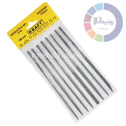 سوهانچه ست 8 عددی _ Kraft 8×180