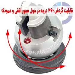 گوی مخراجکاری و قلم زنی سایز بزرگ طرح GRS - Full accessories ( کامل )
