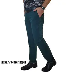 شلوار دو برکش ترک سبز یشمی &bull; فروشگاه پوشاک مردانه ویورشاپ