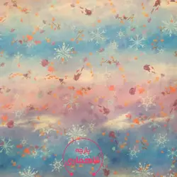 پارچه حریر طرح خزان