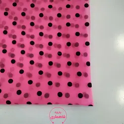 پارچه حریر شیشه ای خال دار