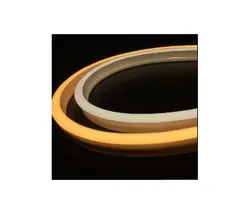 ریسه نئون فلکسی میکرو تراکم 120 ،220 ولت برش 20 سانتی نور انبه ای قرقره 50 متری لوپ لایت