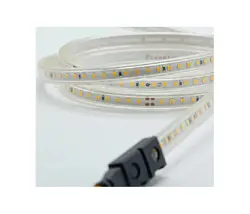 ریسه ال ای دی 2835 تراکم 120 ،220 ولت نور انبه ای قرقره 50 متری لوپ لایت