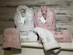 حوله ست عروس و داماد مودنا 10 تیکه