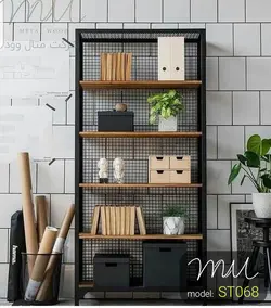 استند چوبی فلزی کد ST068