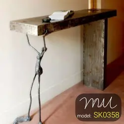 استند کوتاه (کنسول) کد SK0358 | متال وود MetalWood