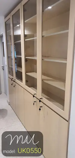 کمد چوبی فلزی کد UK0550 | متال وود MetalWood