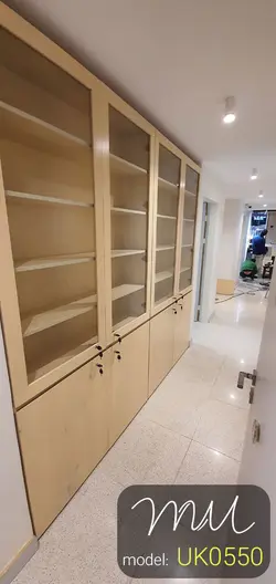 کمد چوبی فلزی کد UK0550 | متال وود MetalWood