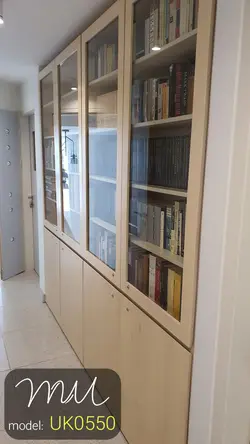 کمد چوبی فلزی کد UK0550 | متال وود MetalWood